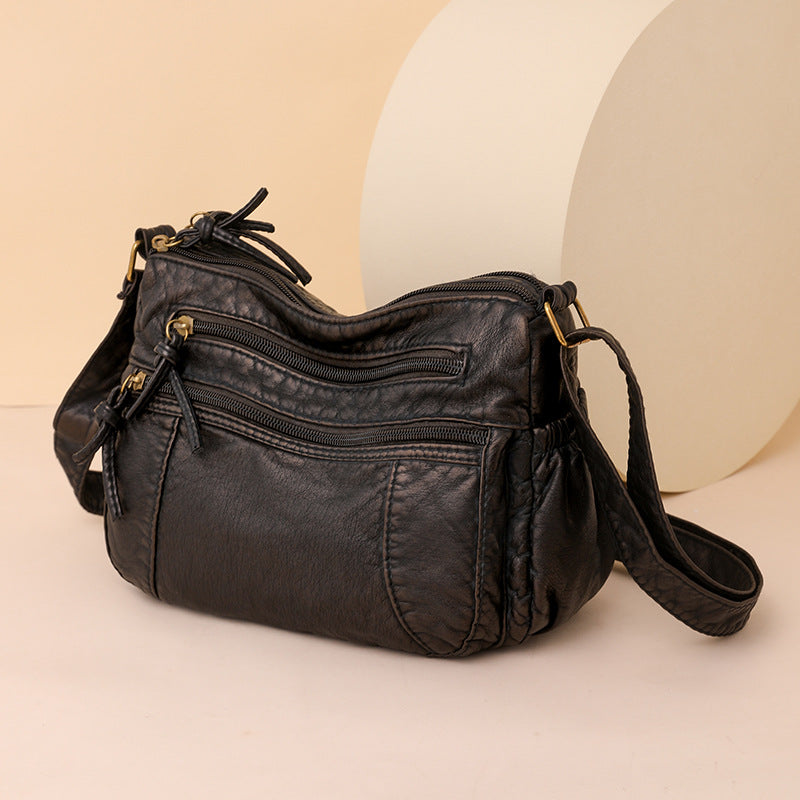 Women's Simple Large Capacity Lady Soft Surface Fashion Bags