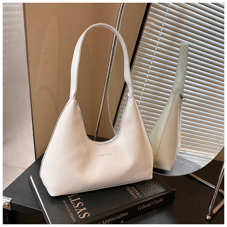 Flow Simple Textured Fashion Underarm Western Patent Leather Candy Shoulder Bags