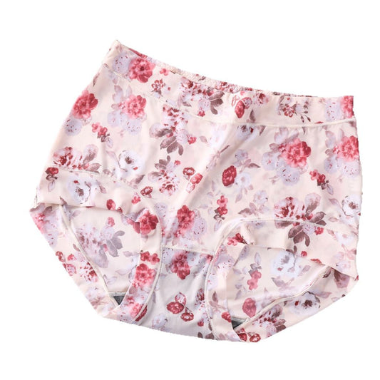 Women's Waist Underwear Ice Silk Breathable Antibacterial Panties