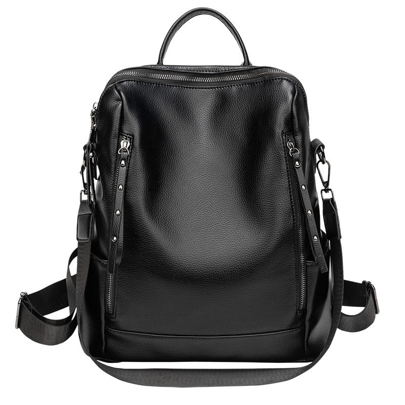 Women's Korean Fashion Trendy Large Capacity Soft Backpacks