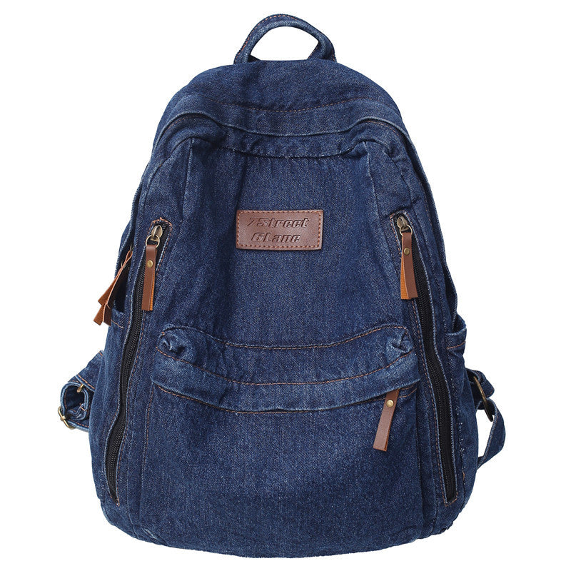 Women's Large Capacity Denim Fashion Style Backpacks