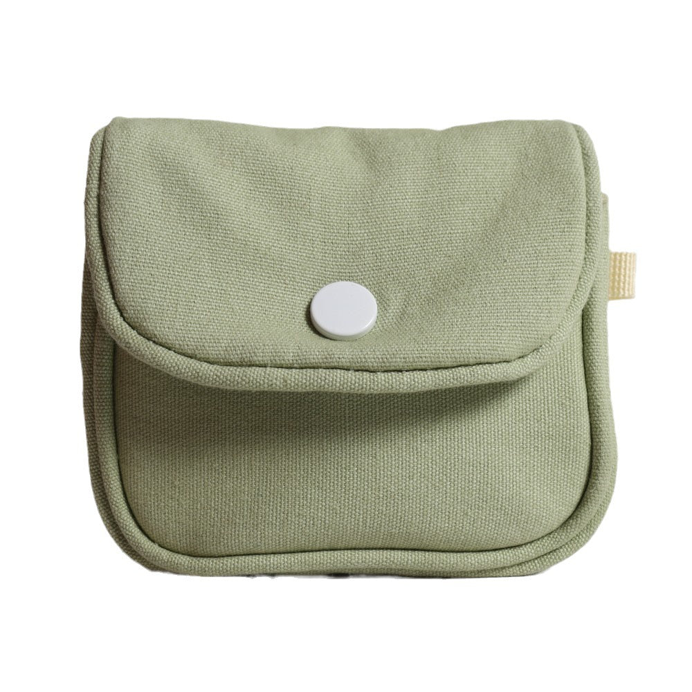 Graceful Canvas Cloth Portable Pocket Makeup Coin Purses