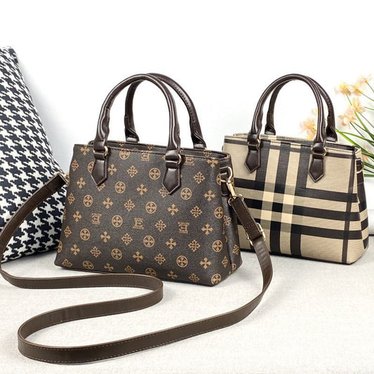 Trendy New Women's Elegant Plaid Fashion Handbags
