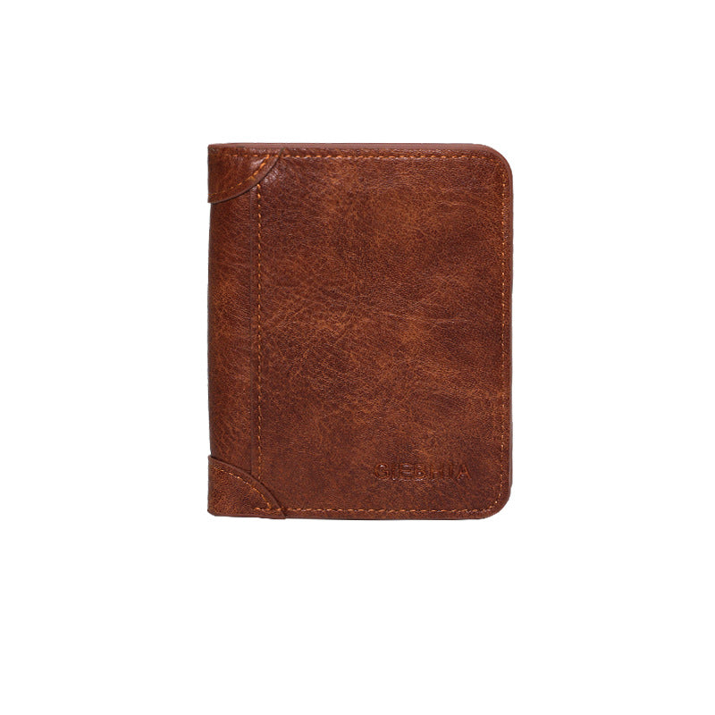 Men's Elegant Comfortable Short Retro Business Men's Wallets