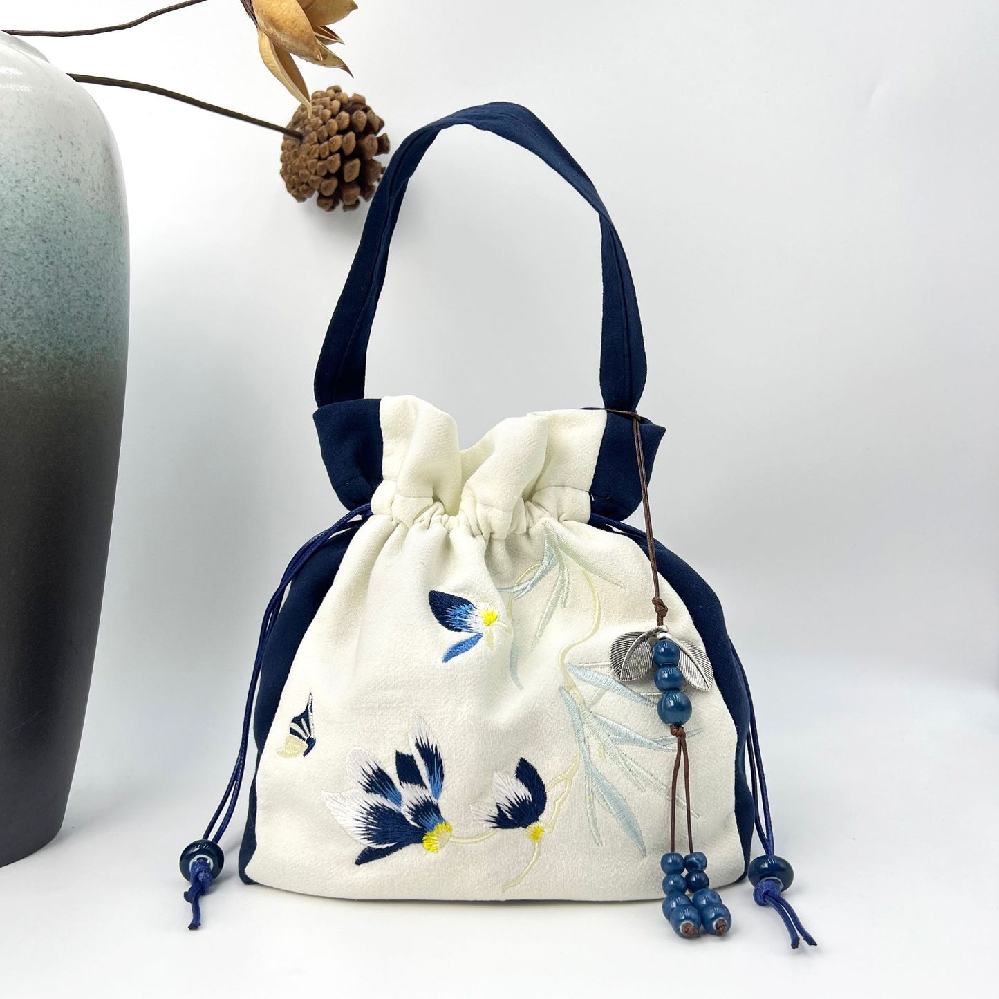 With Embroidered Han Chinese Clothing Antiquity Artistic Handbags
