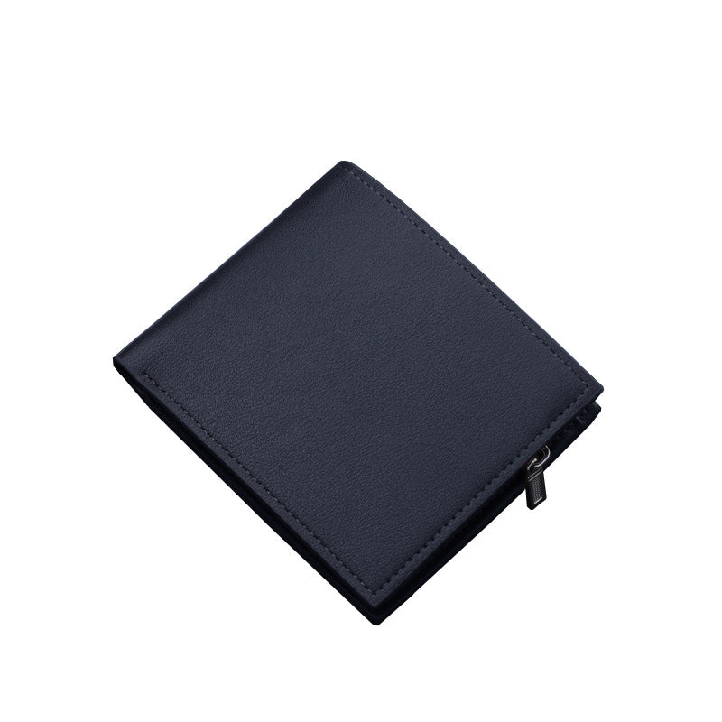 Men's Thickened With Zipper Multiple Slots Male Men's Wallets