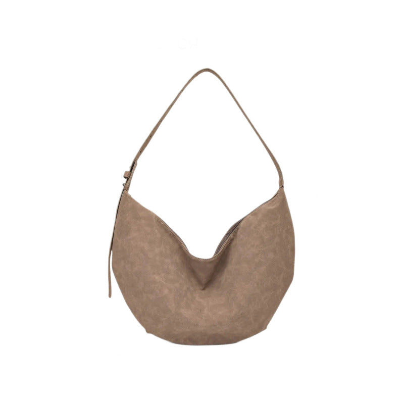 Women's Dumpling Soft Fashion Retro Design Advanced Women's Messenger Bag