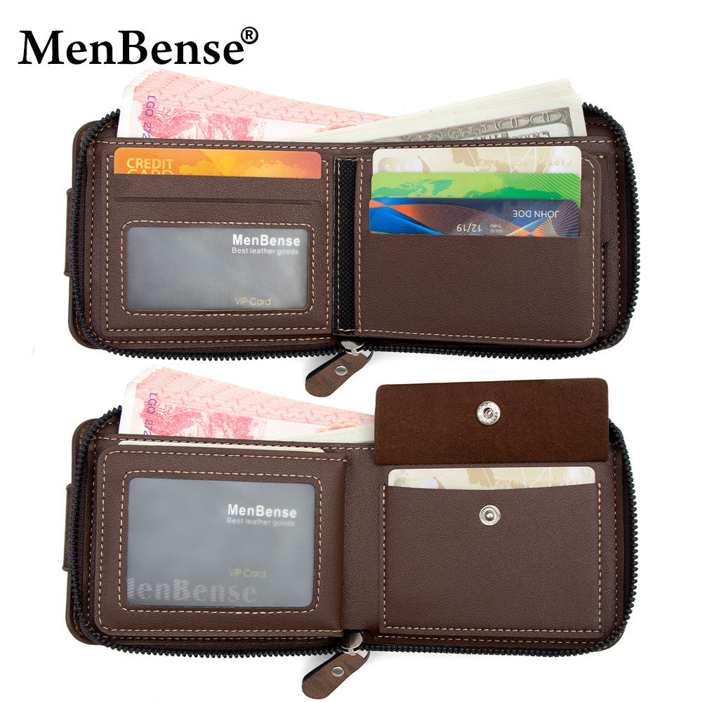 Men's Fashion Twist Short Loose-leaf Chain Hinge Bags