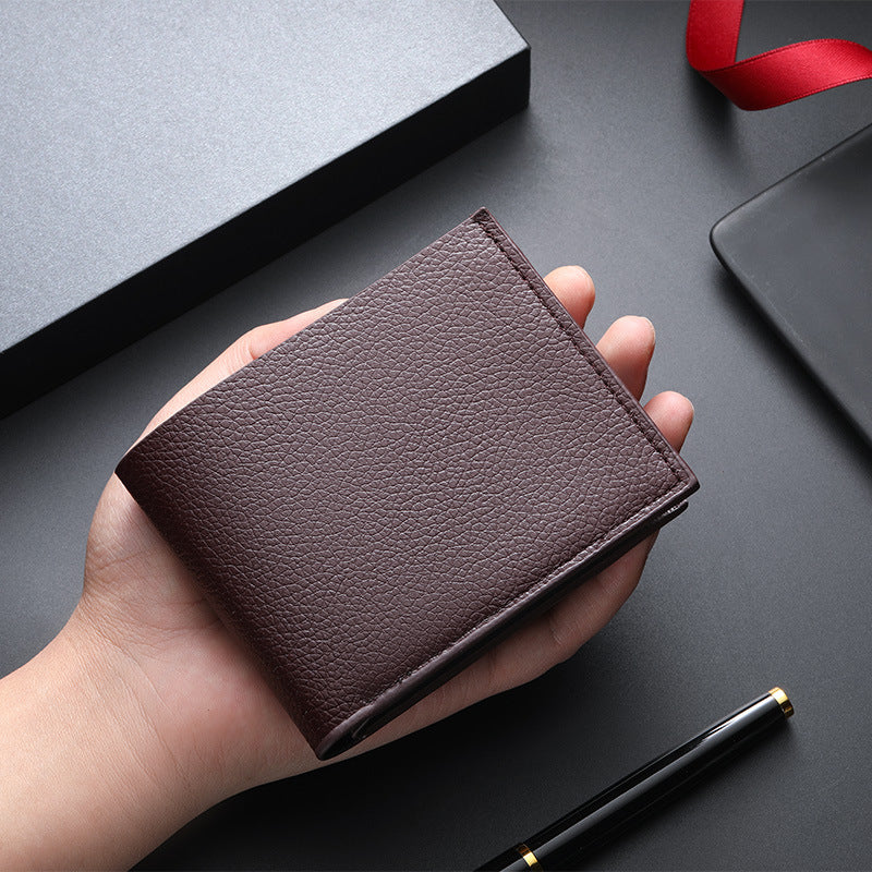 Classy Men's Leather Short Fashion Male Men's Wallets