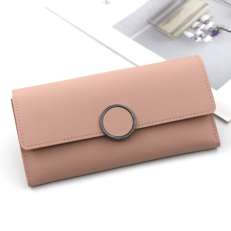 Women's Long Korean Style Simple Clutch Ladies Wallet
