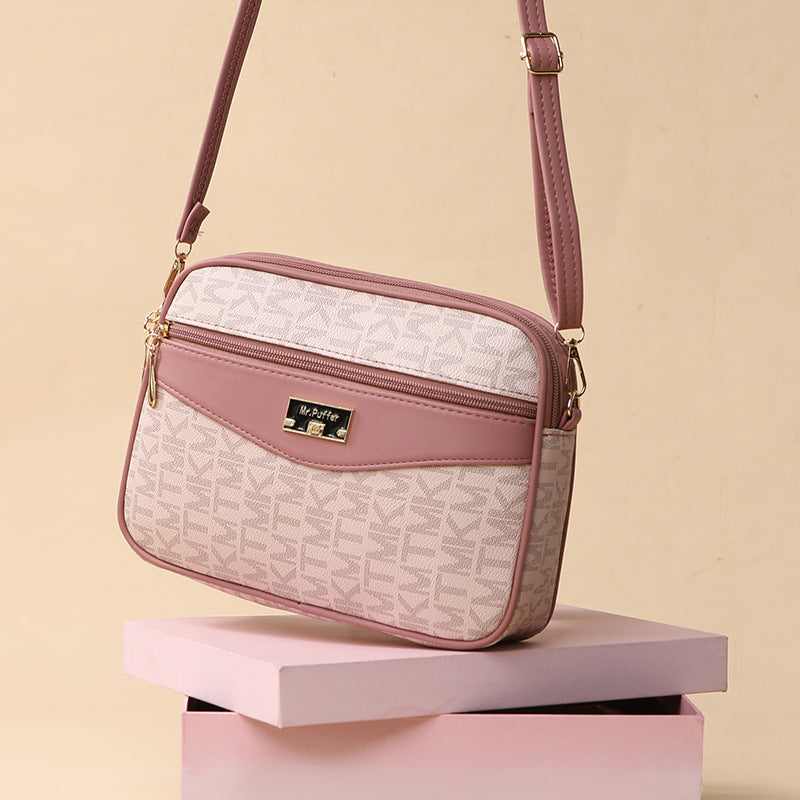 Women's Printed Letter Fashion Large Capacity Women's Messenger Bag
