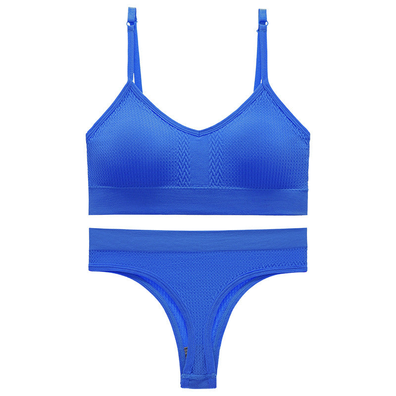 Women's Thin Wireless Push Up Comfort Beauty Lingerie Sets