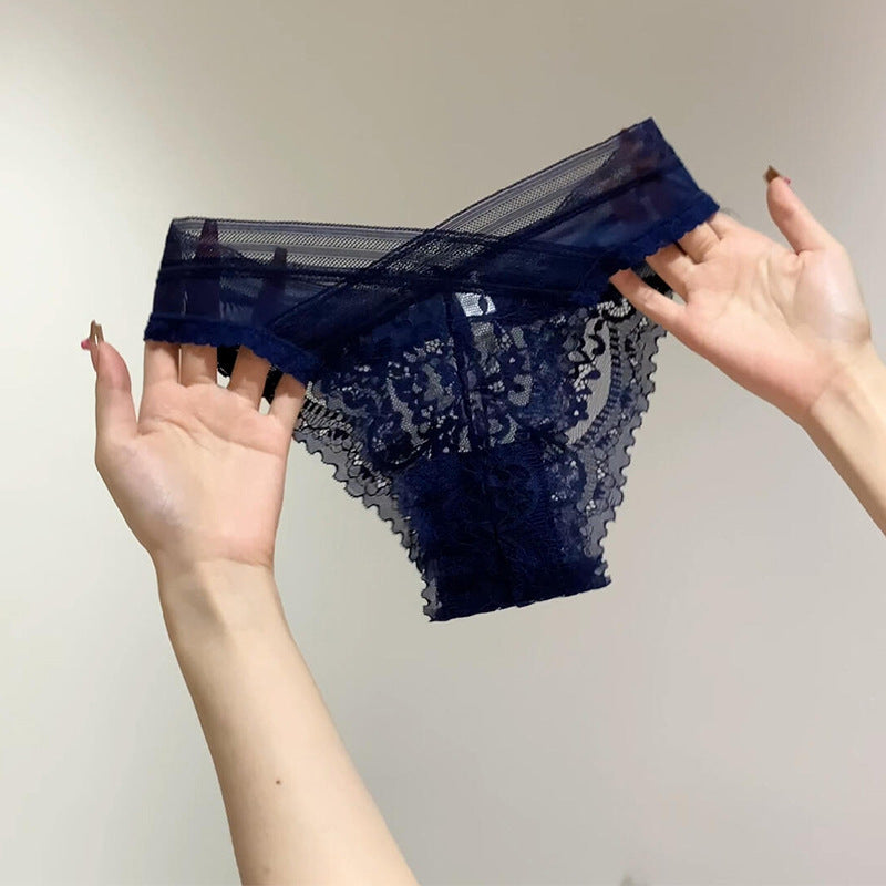 Women's Underwear Cotton Traceless Ventilation Thin Summer Ladies Mid Panties