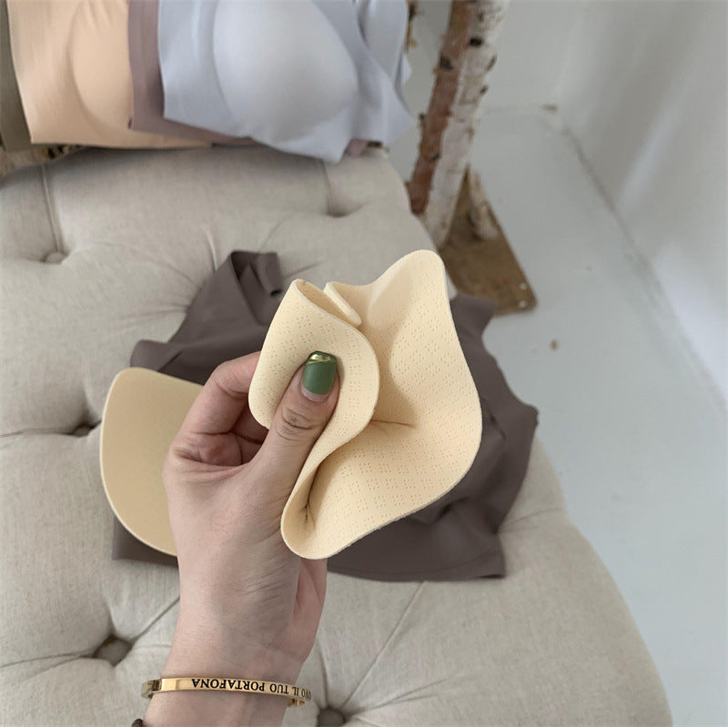 Women's Cloud Latex One-piece Wireless Push Up Comfort Vest Pregnant Everyday Bras