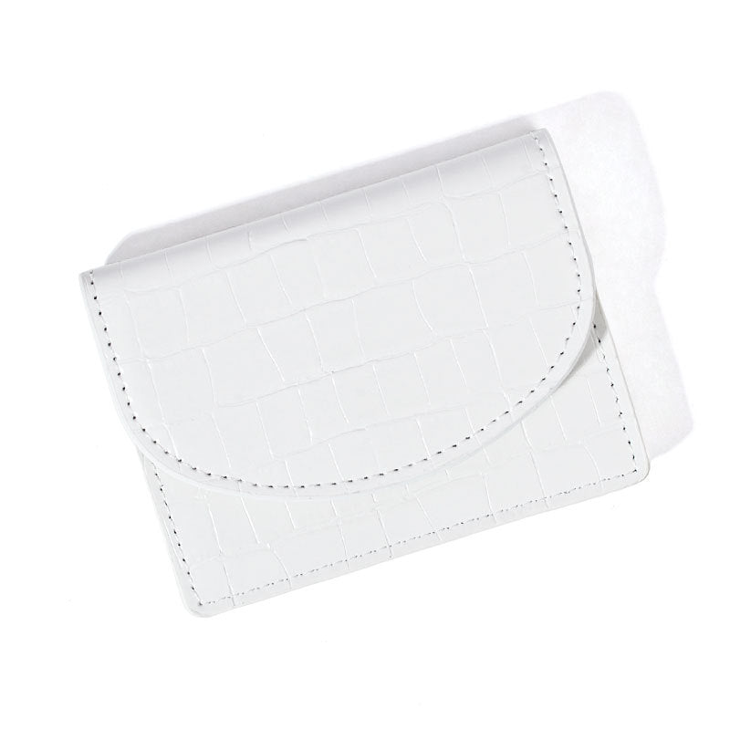 Women's Heavy Korean Style Sier Simple Cover Ladies Wallets