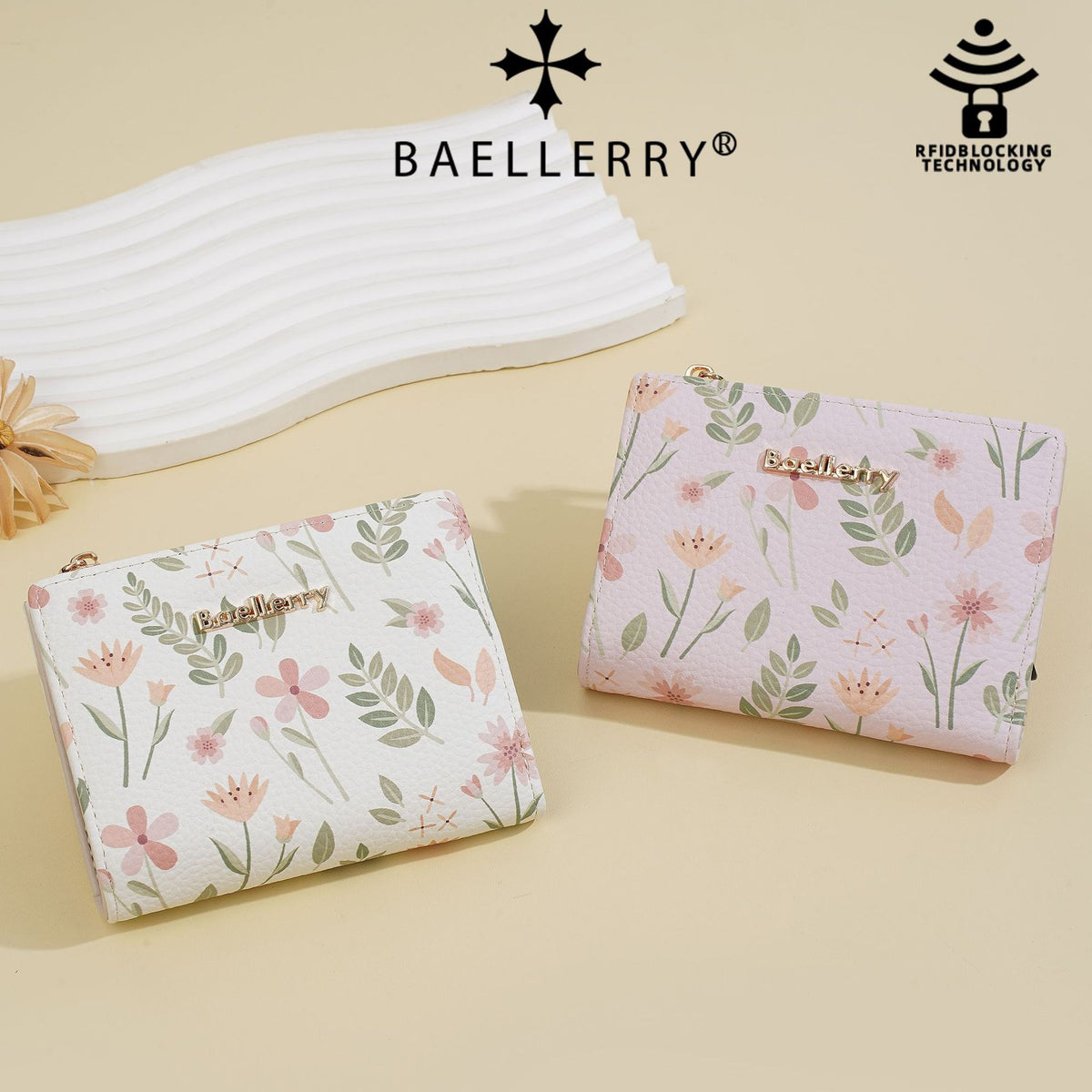 Women's Short Style High-grade One Korean Printed Ladies Wallet
