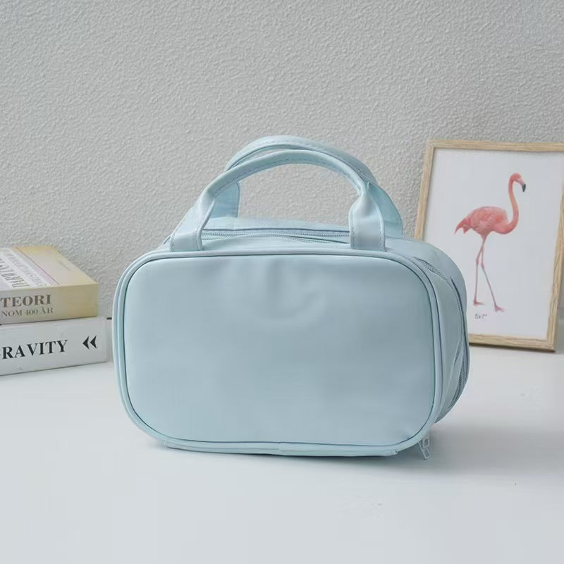 Large Capacity High Sense Simple Wash Multifunctional Portable Waterproof Makeup Bag