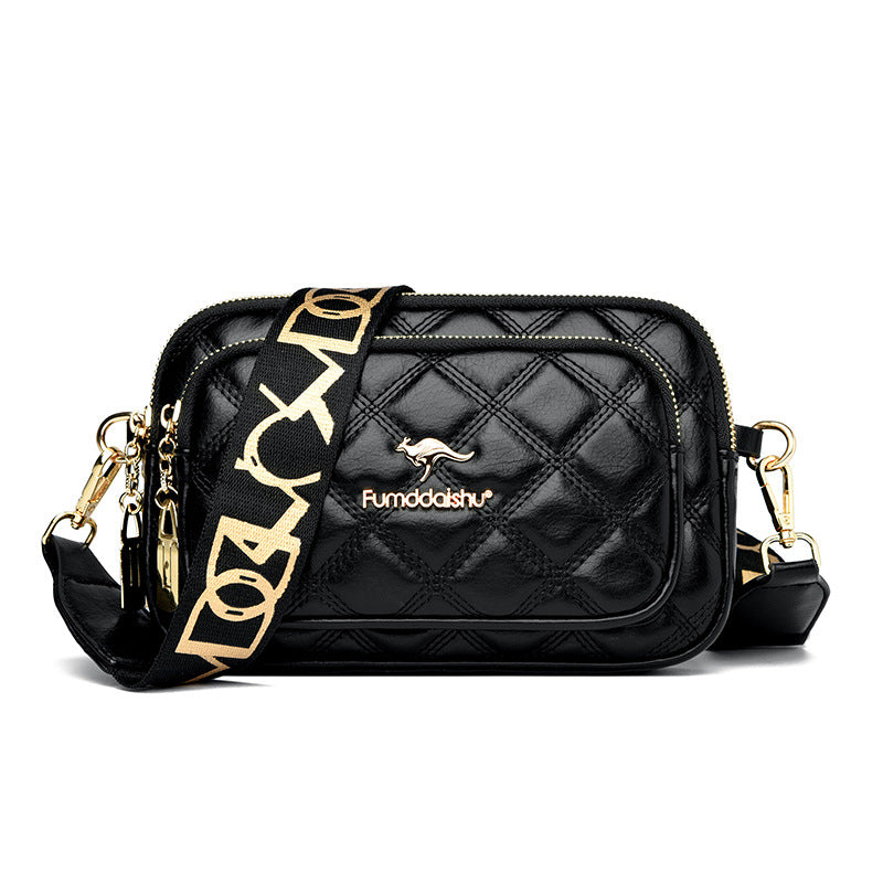 Women's Trendy Classic Style Diamond Check Fashion Women's Shoulder Bag