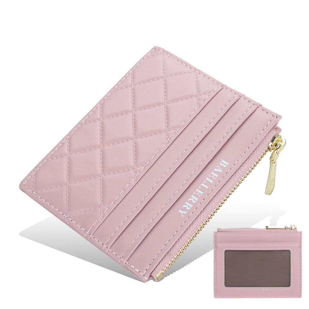 Women's Short Korean Style Zipper Fashion Large Capacity Ladies Wallet