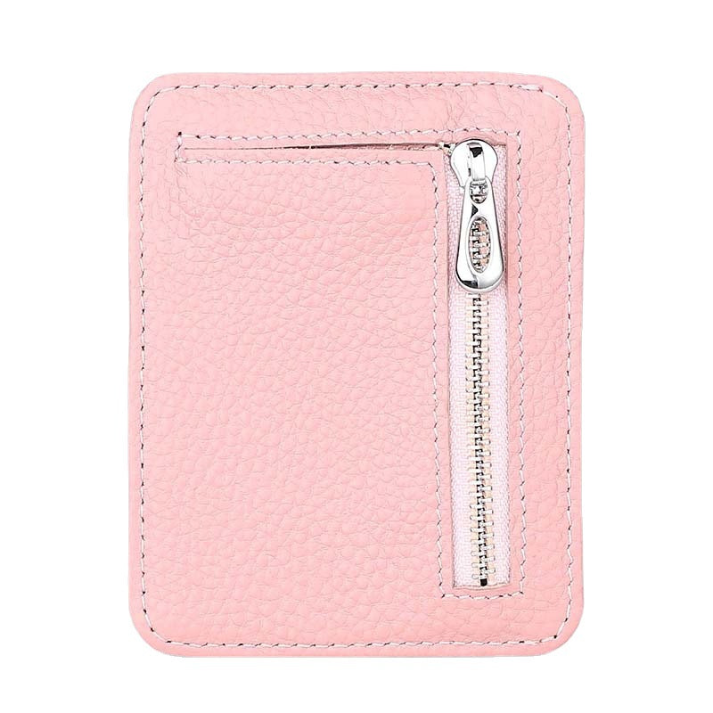 Women's & Men's & Zipper Document Multiple Slots Bank Card Holder