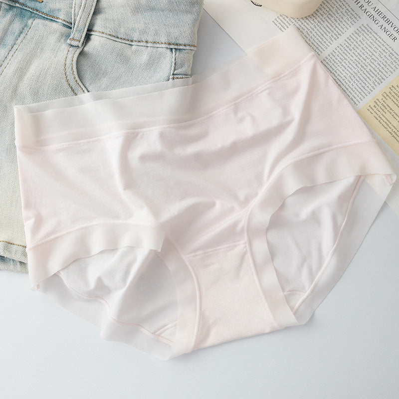 Women's Soft Underwear Mulberry Silk Antibacterial Crotch Panties