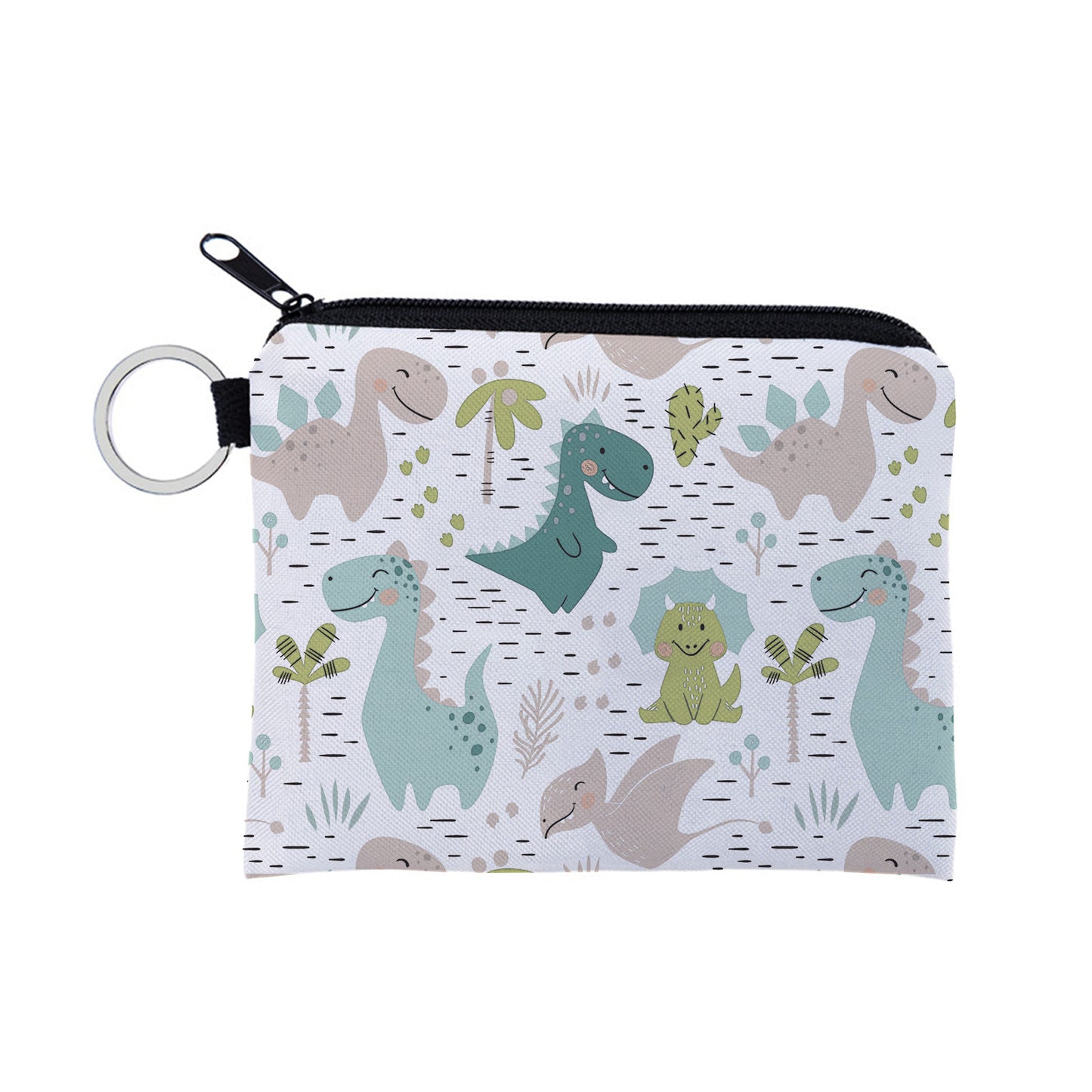 Fresh Dinosaur Cartoon Creative Waterproof Storage Coin Purses