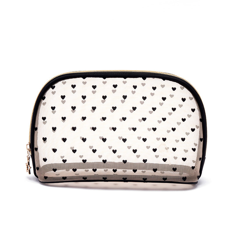 Slouchy Storage Flocking Mesh Love Wash Lock