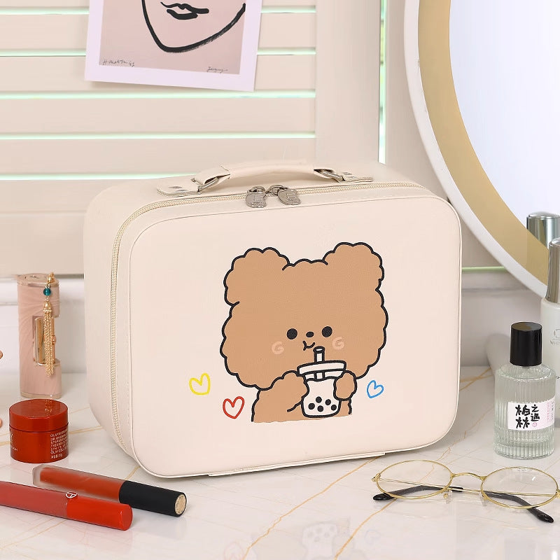 Hand Gift Suitcase Portable Makeup Storage Cosmetic Bags