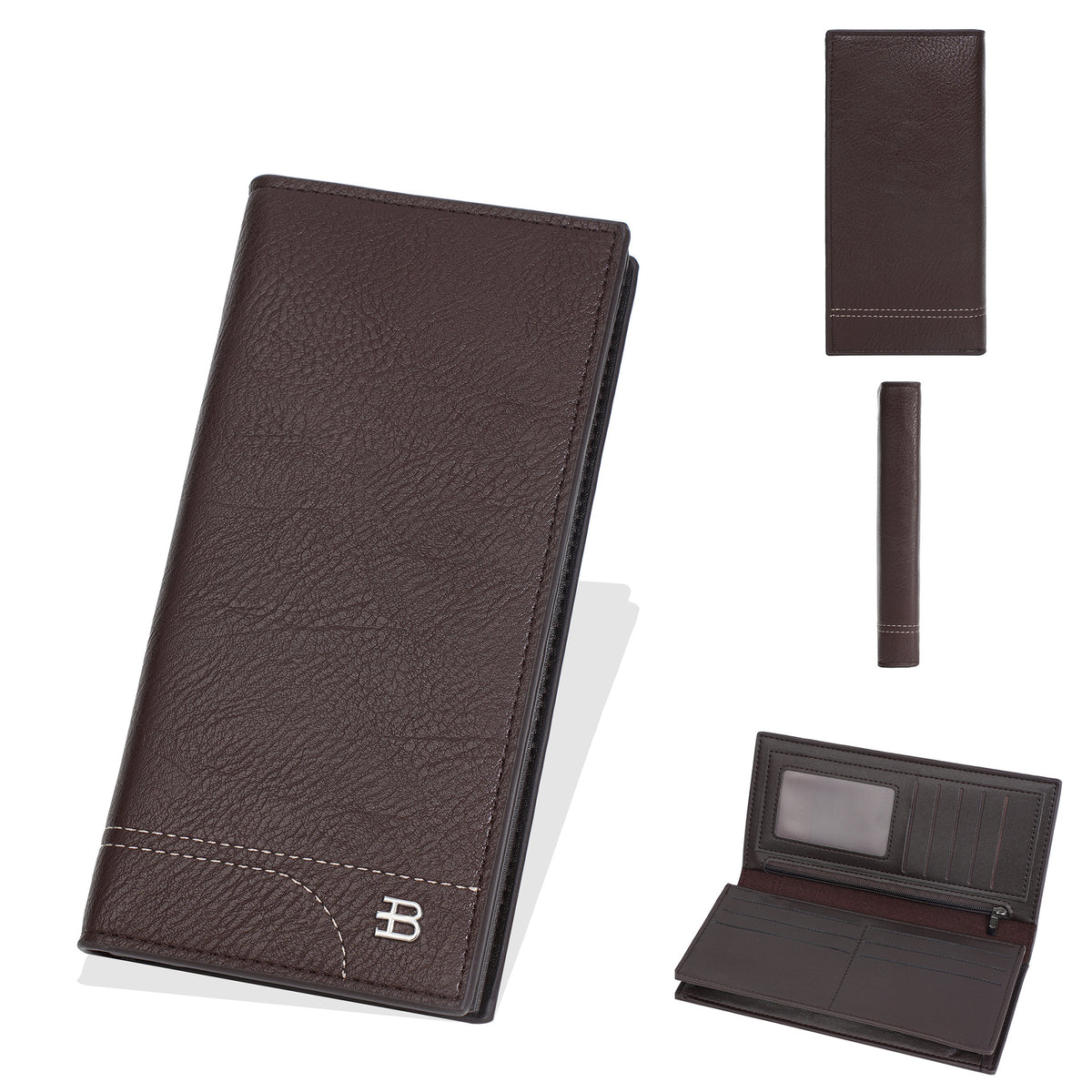Men's High-grade Retro Multiple Slots Two-fold Suit Men's Wallet