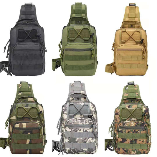 Men's Military Fans Camouflage Multifunctional Unisex Men's Chest Bags