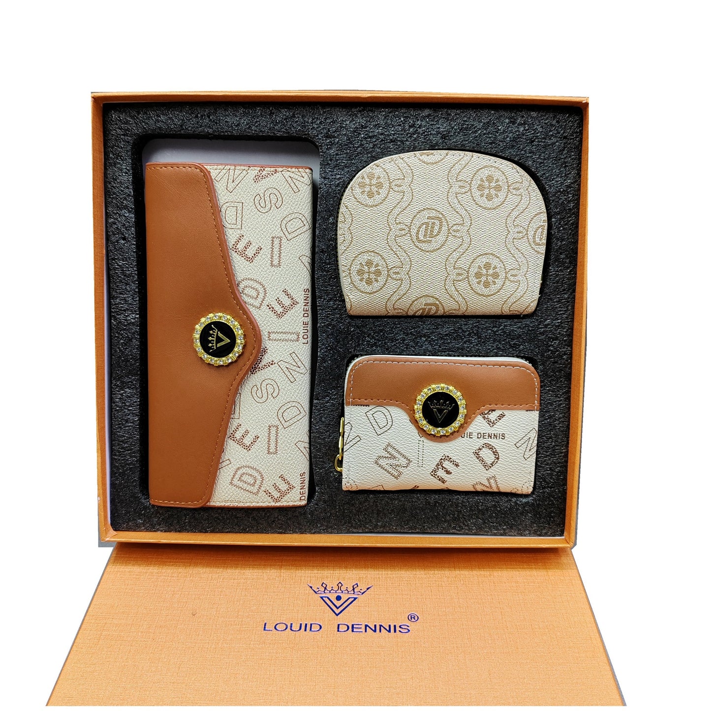 Cool Attractive Three-piece Gift Box Sets Ladies Wallets