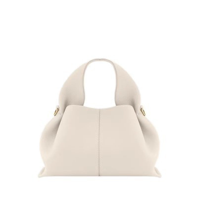 Women's French Niche Cloud Cowhide Dumpling Shoulder Bags
