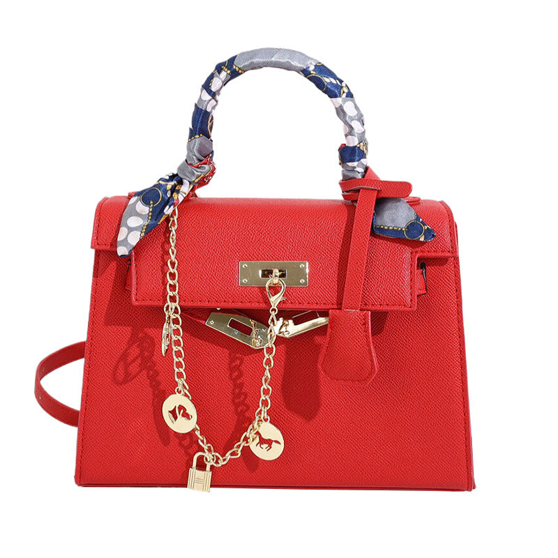 Women's Simple Fashion Silk Scarf Kelly Handbags