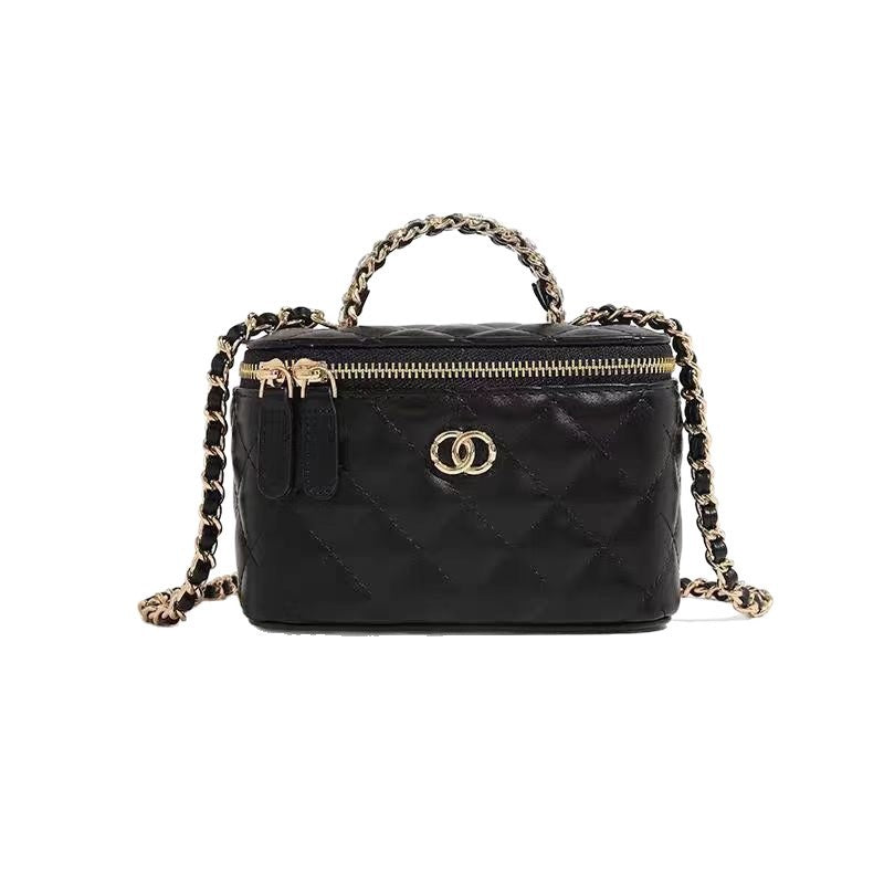 Design Rhombus Chain Classic Makeup Box Women's Shoulder Bag