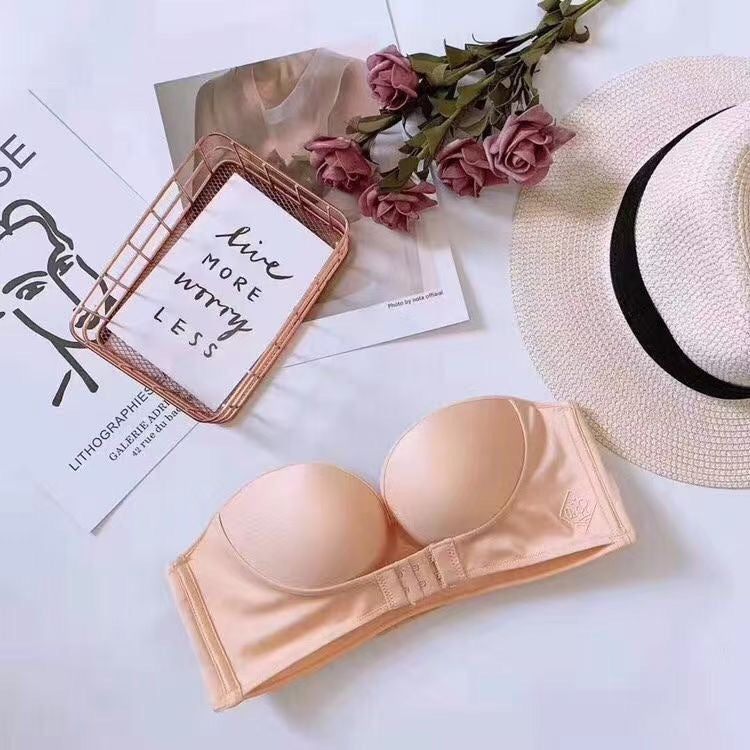 Chest Gathering Sugar Strapless Underwear Without Everyday Bras