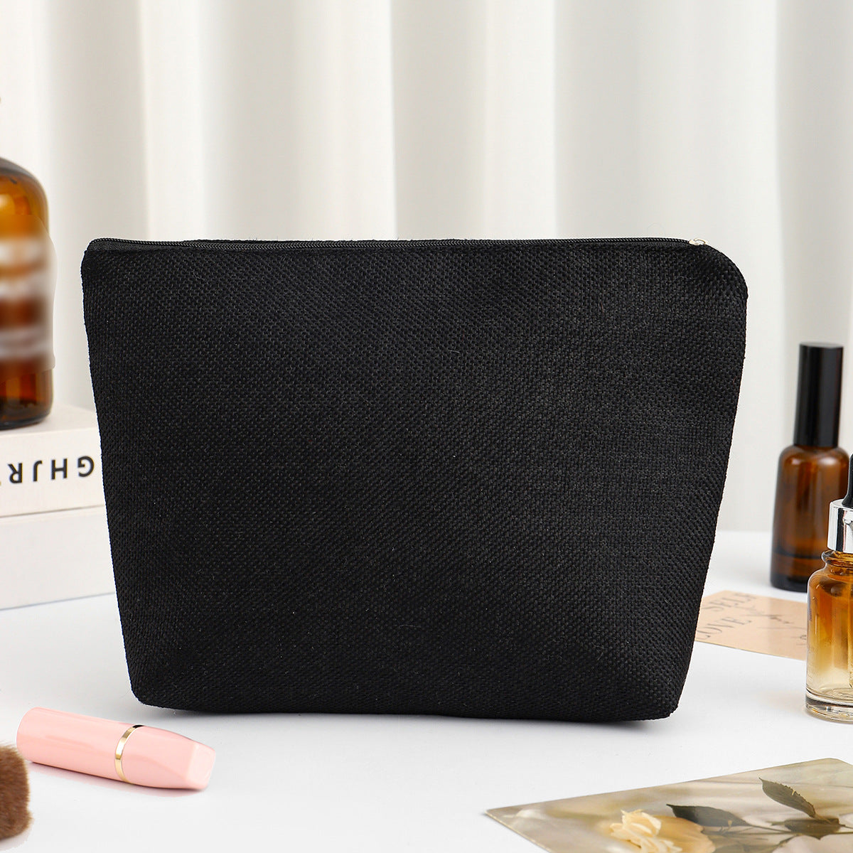 Printing Buggy Large Capacity Simple Zipper Makeup Bag