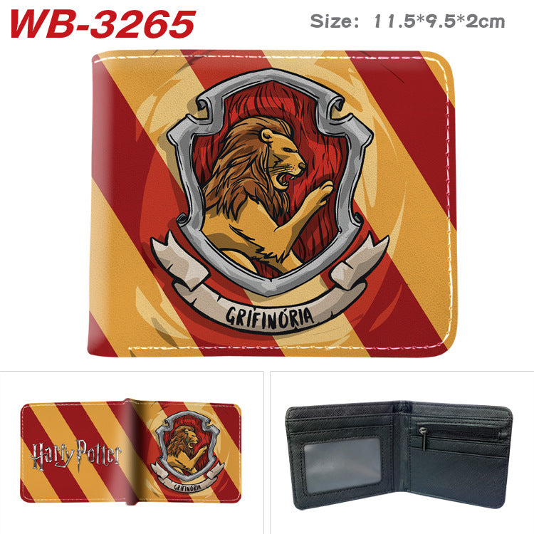 Women's & Men's & Harry Potter Peripheral Full Color Printing Short Folding Men's Wallets