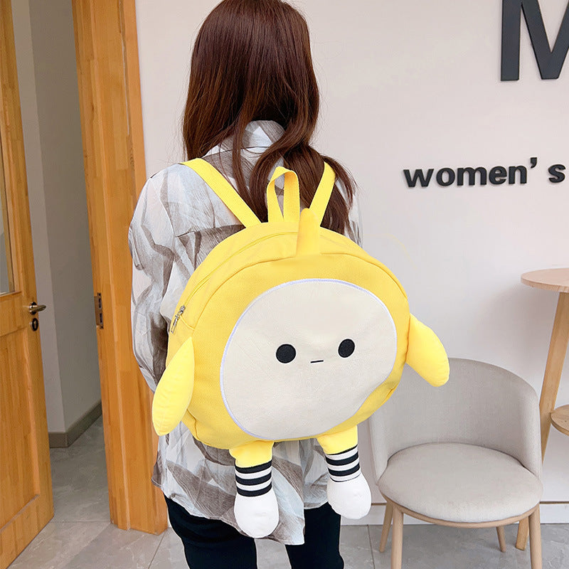 Cartoon Egg Doll Party Cute Large Capacity Women's Shoulder Bag