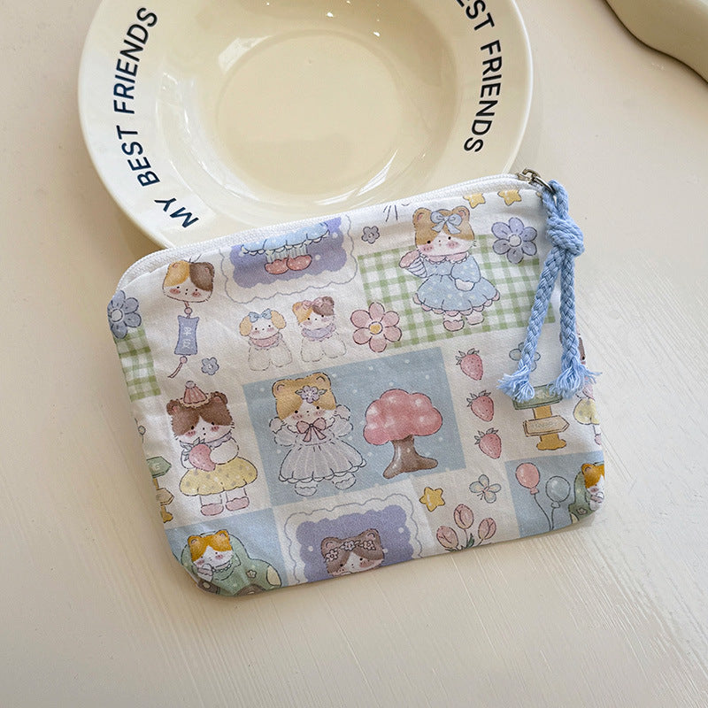 Korean Style Fresh Portable Mini Buggy Cosmetics Cosmetic Bags