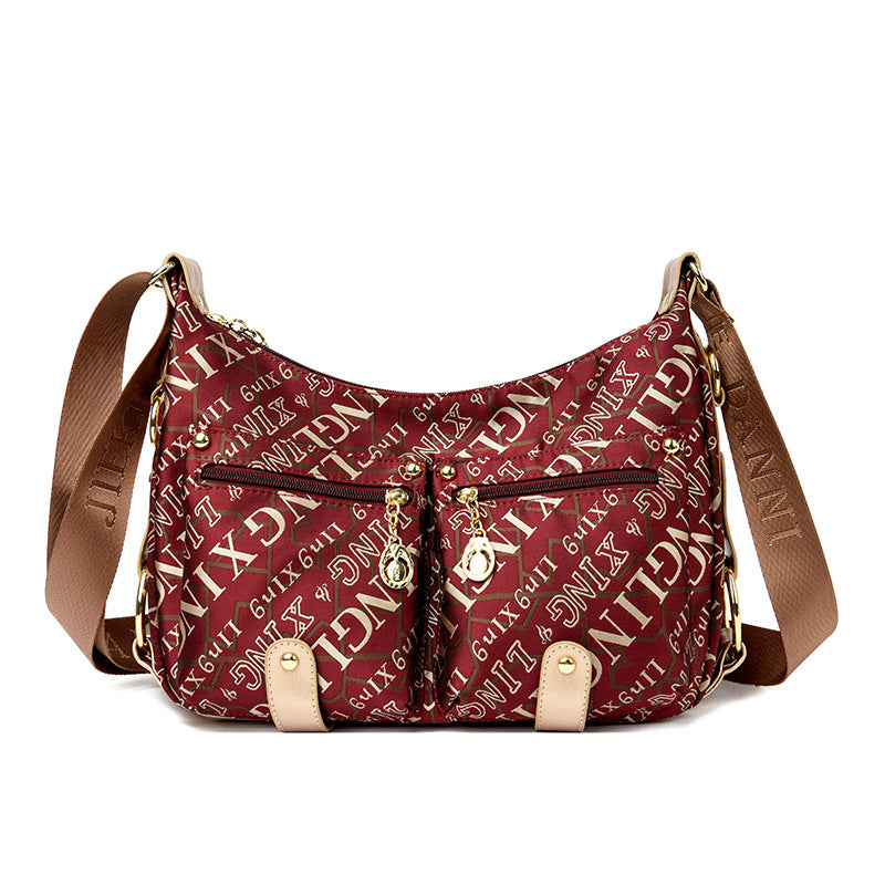 Women's Summer Waterproof Oxford Cloth Large Capacity Women's Messenger Bag