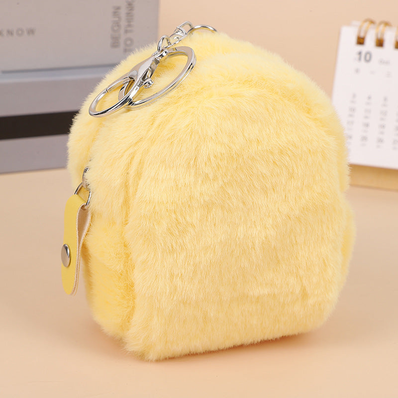 Korean Girly Plush Mini Cartoon Cute Coin Purses