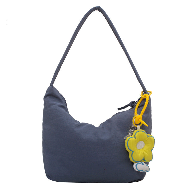 Women's Color Large Capacity Soft Glutinous Nylon Bags