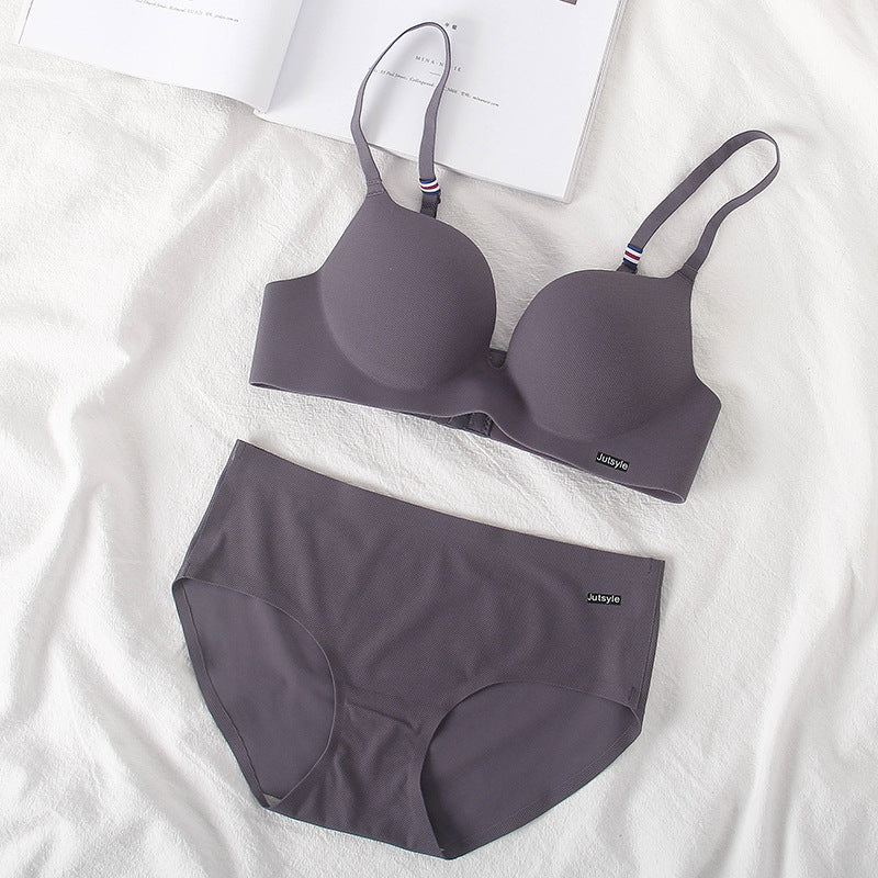 Young Lady Thick Cup Small Breast Lingerie Sets