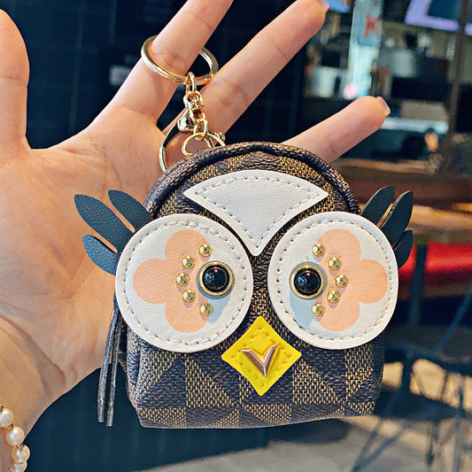 Comfortable Glamorous Versatile Cool Owl Headset Coin Purses