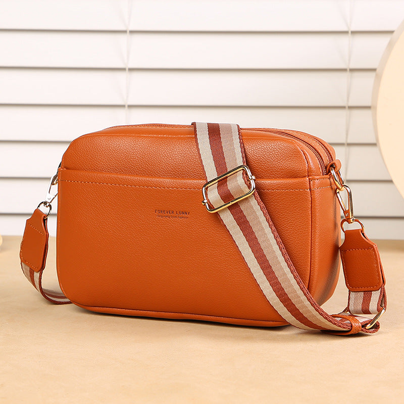 Versatile Women's Durable Trendy Solid Color Phone Bags