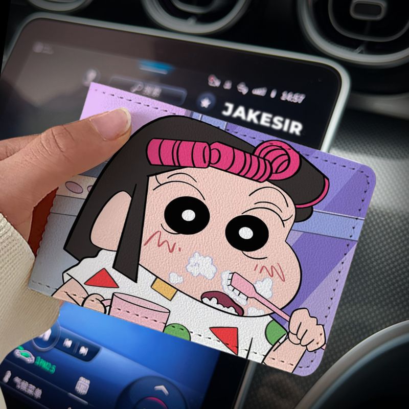 Crayon Driving License Protective Cover Motor Vehicle Card Holder