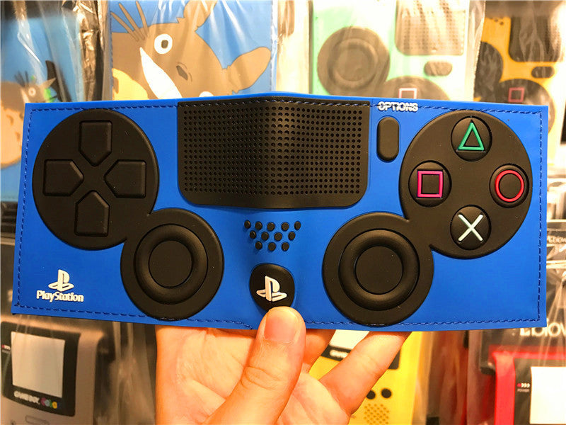 Men's Unique Cool Short Gray Bifold Coin Purses