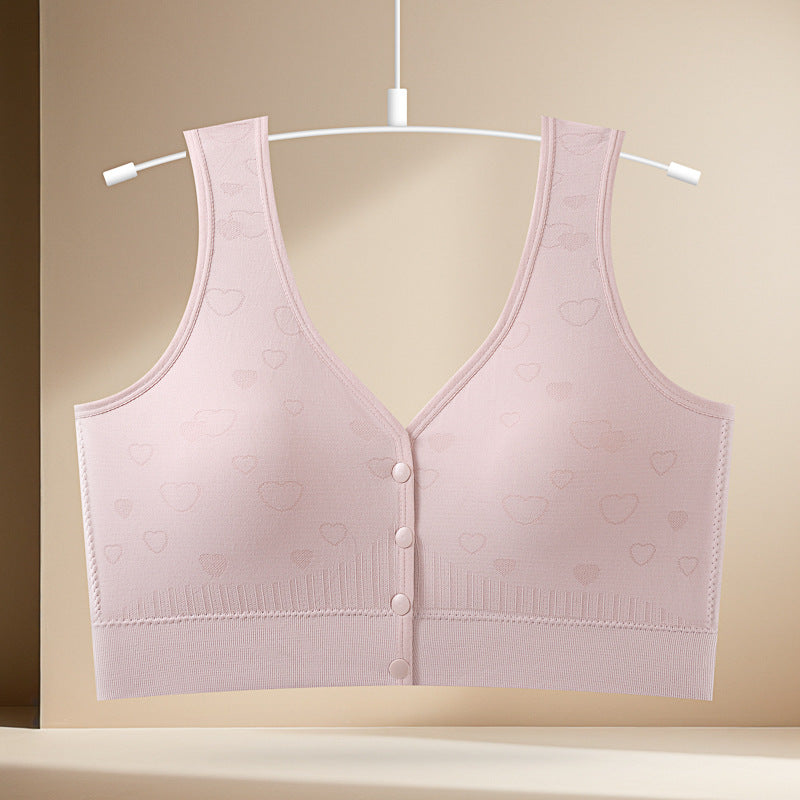 Women's Buckle Gather Comfortably Large Beauty Back Collection Supernumerary Bras