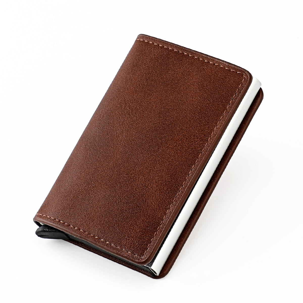 Men's Aluminum Alloy Credit Metal Cassette Business Card Holder