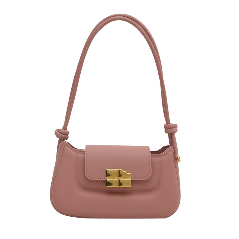 Women's Pure Color Trendy Texture Shell Style Solid Large Women's Shoulder Bag